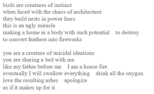 infrastructure poem